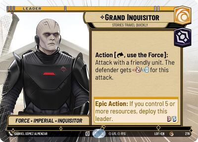 Grand Inquisitor, Stories Travel Quickly - Hyperspace (Legends of the Force)(LFL-0278/1159)(C)