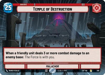 Temple of Destruction - Hyperspace (Legends of the Force)(LFL-0289/1159)(R)
