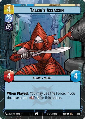 Talzin's Assassin - Hyperspace (Legends of the Force)(LFL-0299/1159)(C)