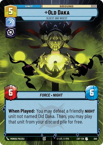 Old Daka, Oldest and Wisest - Hyperspace (Legends of the Force)(LFL-0300/1159)(U)