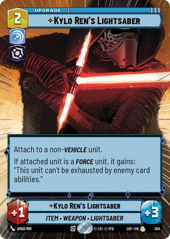 Kylo Ren's Lightsaber - Hyperspace (Legends of the Force)(LFL-0304/1159)(R)