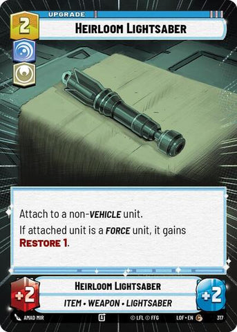 Heirloom Lightsaber - Hyperspace (Legends of the Force)(LFL-0317/1159)(C)