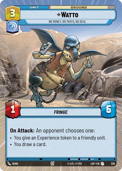 Watto, No Money, No Parts, No Deal - Hyperspace (Legends of the Force)(LFL-0329/1159)(U)