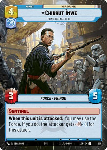 Chirrut Imwe, Blind, but not Deaf - Hyperspace (Legends of the Force)(LFL-0331/1159)(U)