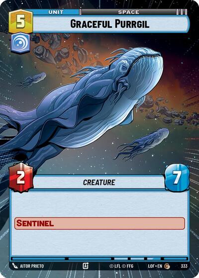 Graceful Purrgil - Hyperspace (Legends of the Force)(LFL-0333/1159)(C)
