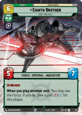 Eighth Brother, Hunt Together - Hyperspace (Legends of the Force)(LFL-0351/1159)(U)