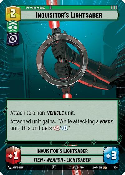 Inquisitor's Lightsaber - Hyperspace (Legends of the Force)(LFL-0354/1159)(C)