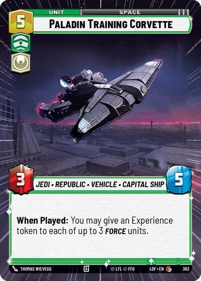 Paladin Training Corvette - Hyperspace (Legends of the Force)(LFL-0363/1159)(C)