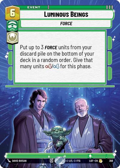 Luminous Beings - Hyperspace (Legends of the Force)(LFL-0368/1159)(R)
