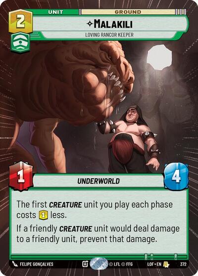 Malakili, Loving Rancor Keeper - Hyperspace (Legends of the Force)(LFL-0372/1159)(R)