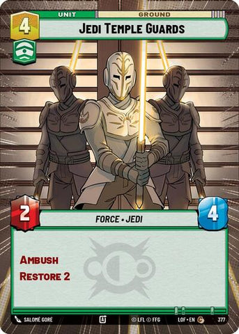 Jedi Temple Guards - Hyperspace (Legends of the Force)(LFL-0377/1159)(C)