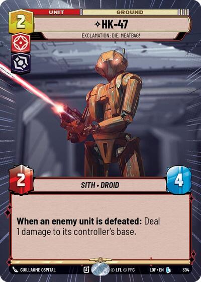HK-47, Exclamation: Die, Meatbag! - Hyperspace (Legends of the Force)(LFL-0394/1159)(L)