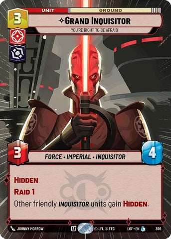 Grand Inquisitor, You're Right to Be Afraid - Hyperspace (Legends of the Force)(LFL-0396/1159)(L)