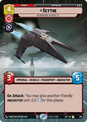 Scythe, Intimidating Silhouette - Hyperspace (Legends of the Force)(LFL-0399/1159)(R)