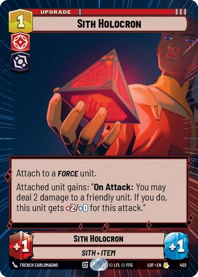 Sith Holocron - Hyperspace (Legends of the Force)(LFL-0402/1159)(R)