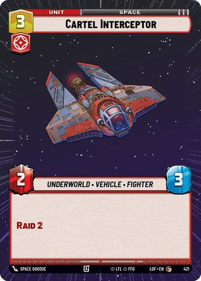 Cartel Interceptor - Hyperspace (Legends of the Force)(LFL-0421/1159)(C)