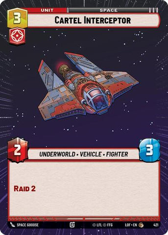 Cartel Interceptor - Hyperspace (Legends of the Force)(LFL-0421/1159)(C)