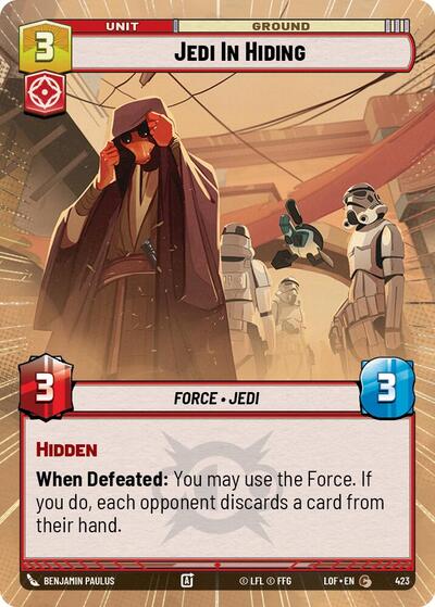 Jedi In Hiding - Hyperspace (Legends of the Force)(LFL-0423/1159)(C)