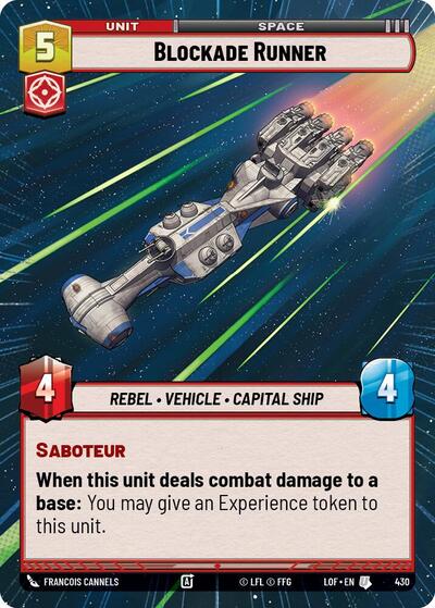 Blockade Runner - Hyperspace (Legends of the Force)(LFL-0430/1159)(U)