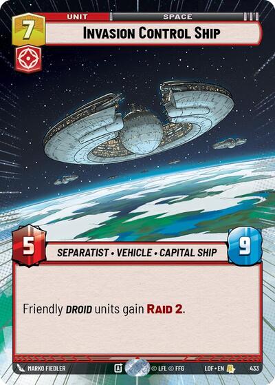 Invasion Control Ship - Hyperspace (Legends of the Force)(LFL-0433/1159)(R)