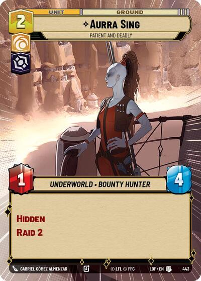 Aurra Sing, Patient and Deadly - Hyperspace (Legends of the Force)(LFL-0443/1159)(U)