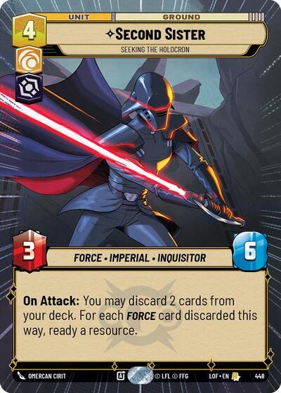 Second Sister, Seeking the Holocron - Hyperspace (Legends of the Force)(LFL-0448/1159)(R)