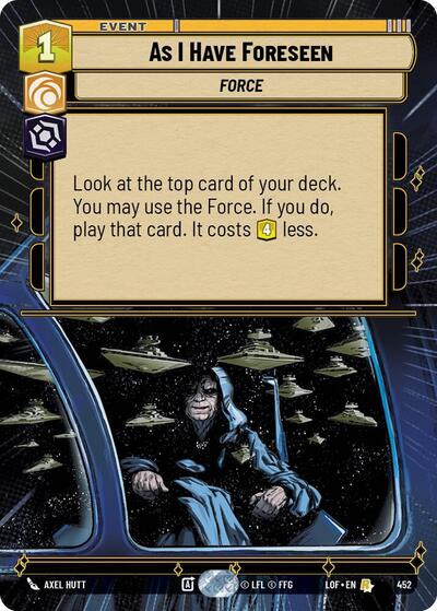 As I Have Foreseen - Hyperspace (Legends of the Force)(LFL-0452/1159)(R)
