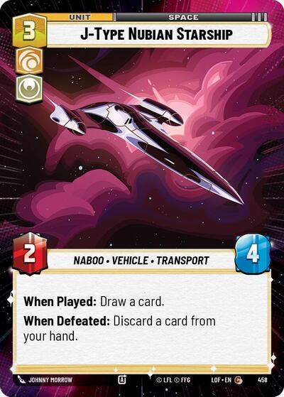 J-Type Nubian Starship - Hyperspace (Legends of the Force)(LFL-0458/1159)(C)