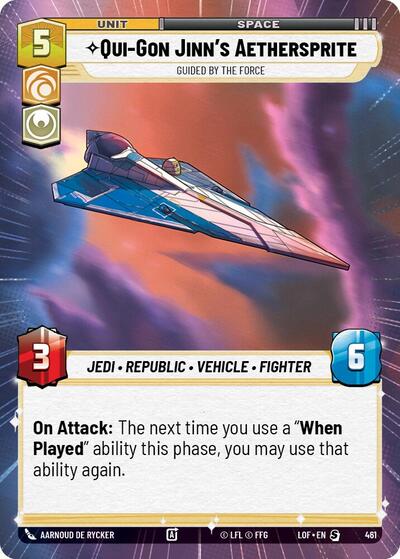 Qui-Gon Jinn's Aethersprite, Guided by the Force - Hyperspace (Legends of the Force)(LFL-0461/1159)(S)