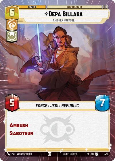 Depa Billaba, A Higher Purpose - Hyperspace (Legends of the Force)(LFL-0463/1159)(U)