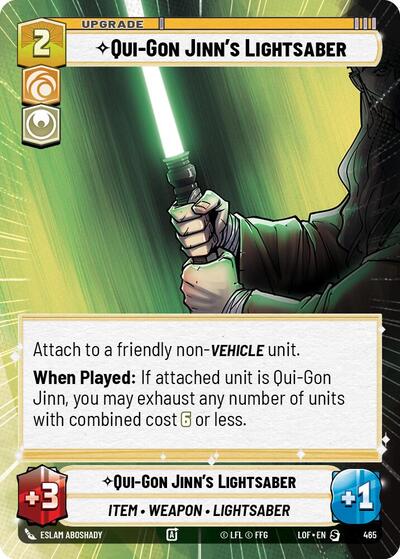 Qui-Gon Jinn's Lightsaber - Hyperspace (Legends of the Force)(LFL-0465/1159)(S)