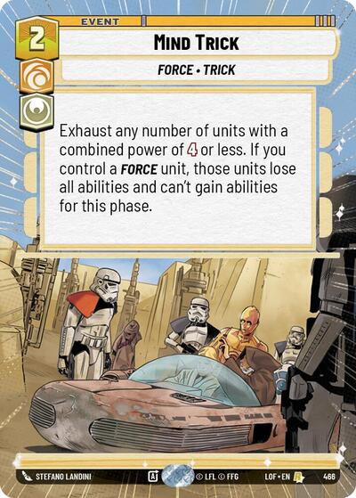 Mind Trick - Hyperspace (Legends of the Force)(LFL-0466/1159)(R)