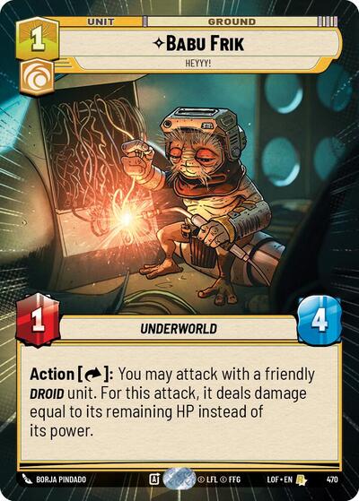 Babu Frik, Heyyy! - Hyperspace (Legends of the Force)(LFL-0470/1159)(R)