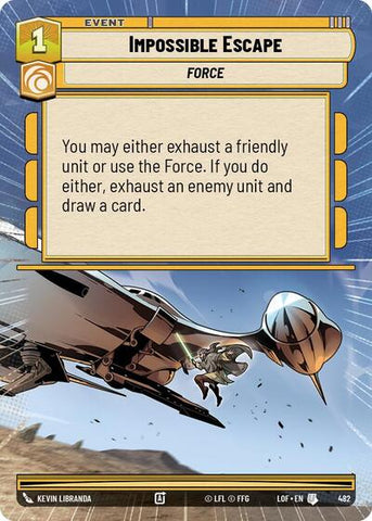 Impossible Escape - Hyperspace (Legends of the Force)(LFL-0482/1159)(U)