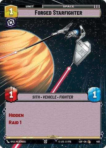 Forged Starfighter - Hyperspace (Legends of the Force)(LFL-0492/1159)(C)