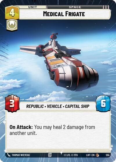 Medical Frigate - Hyperspace (Legends of the Force)(LFL-0514/1159)(C)