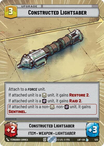 Constructed Lightsaber - Hyperspace (Legends of the Force)(LFL-0525/1159)(L)