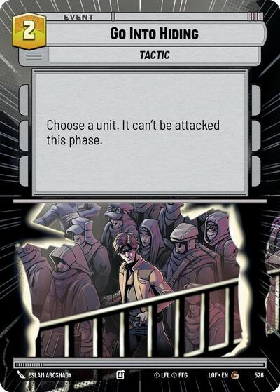 Go Into Hiding - Hyperspace (Legends of the Force)(LFL-0526/1159)(C)