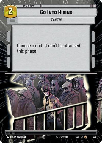 Go Into Hiding - Hyperspace (Legends of the Force)(LFL-0526/1159)(C)