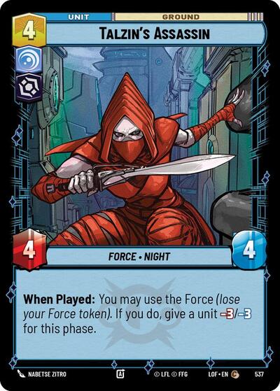 Talzin's Assassin - Foil (Legends of the Force)(LFL-0537/1159)(C)