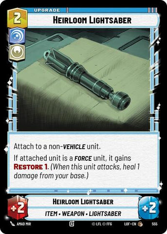 Heirloom Lightsaber - Foil (Legends of the Force)(LFL-0555/1159)(C)