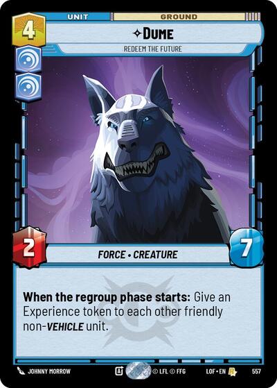 Dume, Redeem the Future - Foil (Legends of the Force)(LFL-0557/1159)(R)