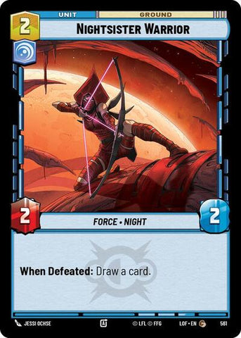 Nightsister Warrior - Foil (Legends of the Force)(LFL-0561/1159)(C)
