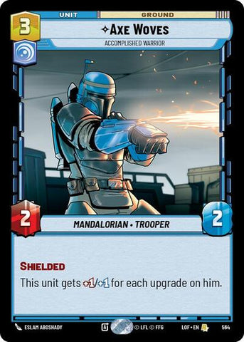 Axe Woves, Accomplished Warrior - Foil (Legends of the Force)(LFL-0564/1159)(R)