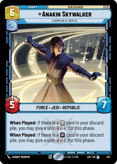 Anakin Skywalker, Champion of Mortis - Foil (Legends of the Force)(LFL-0572/1159)(L)