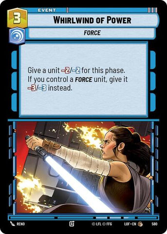 Whirlwind of Power - Foil (Legends of the Force)(LFL-0580/1159)(C)