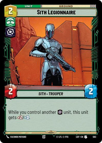 Sith Legionnaire - Foil (Legends of the Force)(LFL-0583/1159)(U)