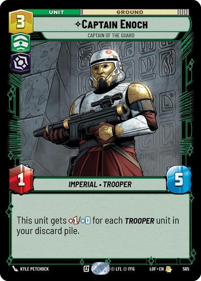 Captain Enoch, Captain of the Guard - Foil (Legends of the Force)(LFL-0585/1159)(R)