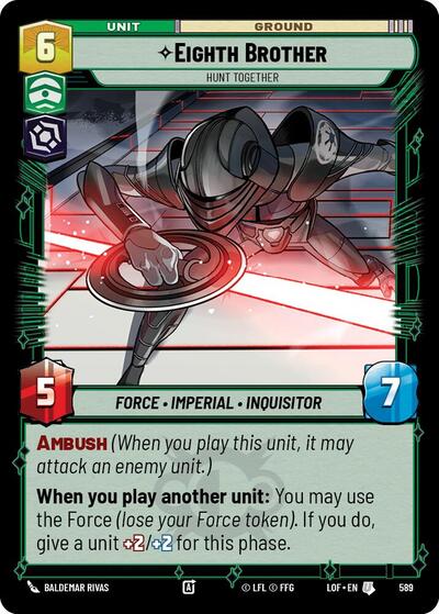 Eighth Brother, Hunt Together - Foil (Legends of the Force)(LFL-0589/1159)(U)