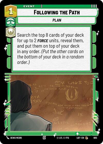 Following the Path - Foil (Legends of the Force)(LFL-0605/1159)(C)